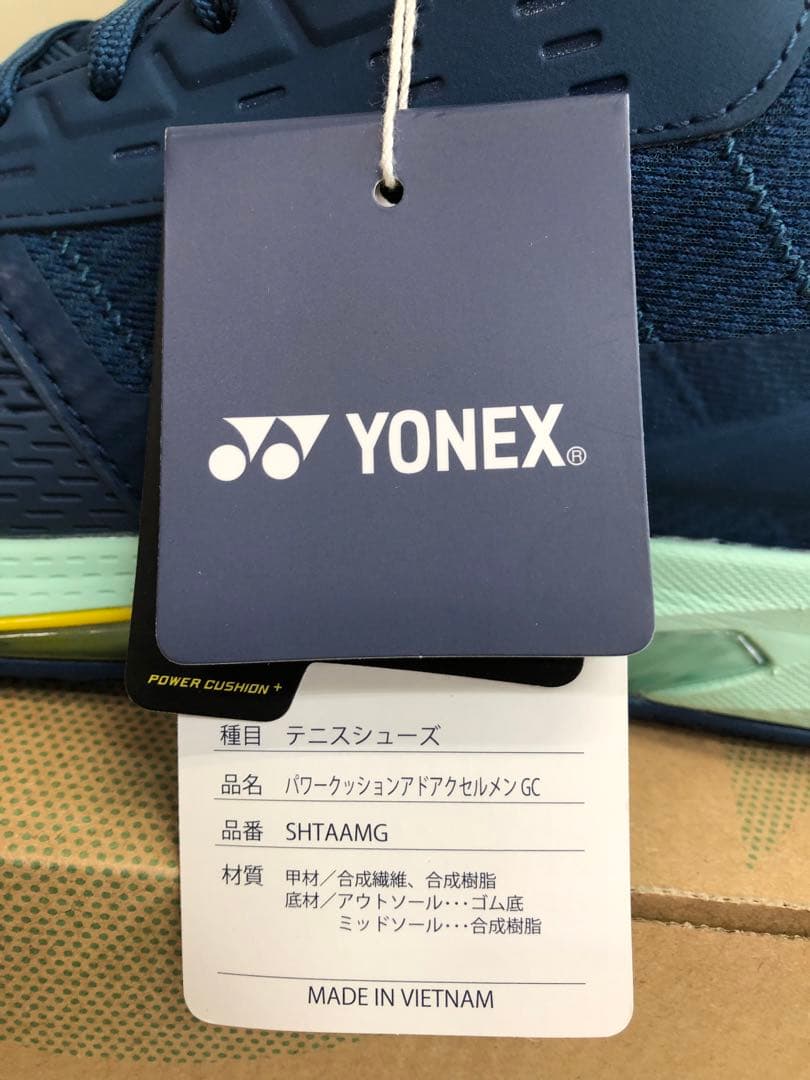 新品 YONEX パワークッションアドアクセル メンズ GC 27.0