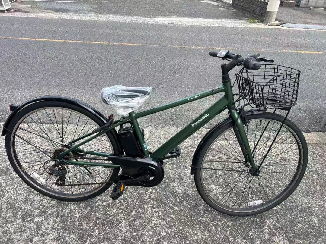 519パナソニック電動アシスト自転車　整備済 3ヶ月保証付 バッテリー良好