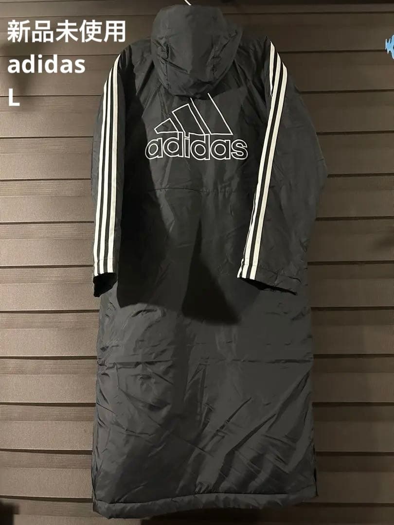 新品未使用adidasアディダス ベンチコート ライトインサレーテッド L