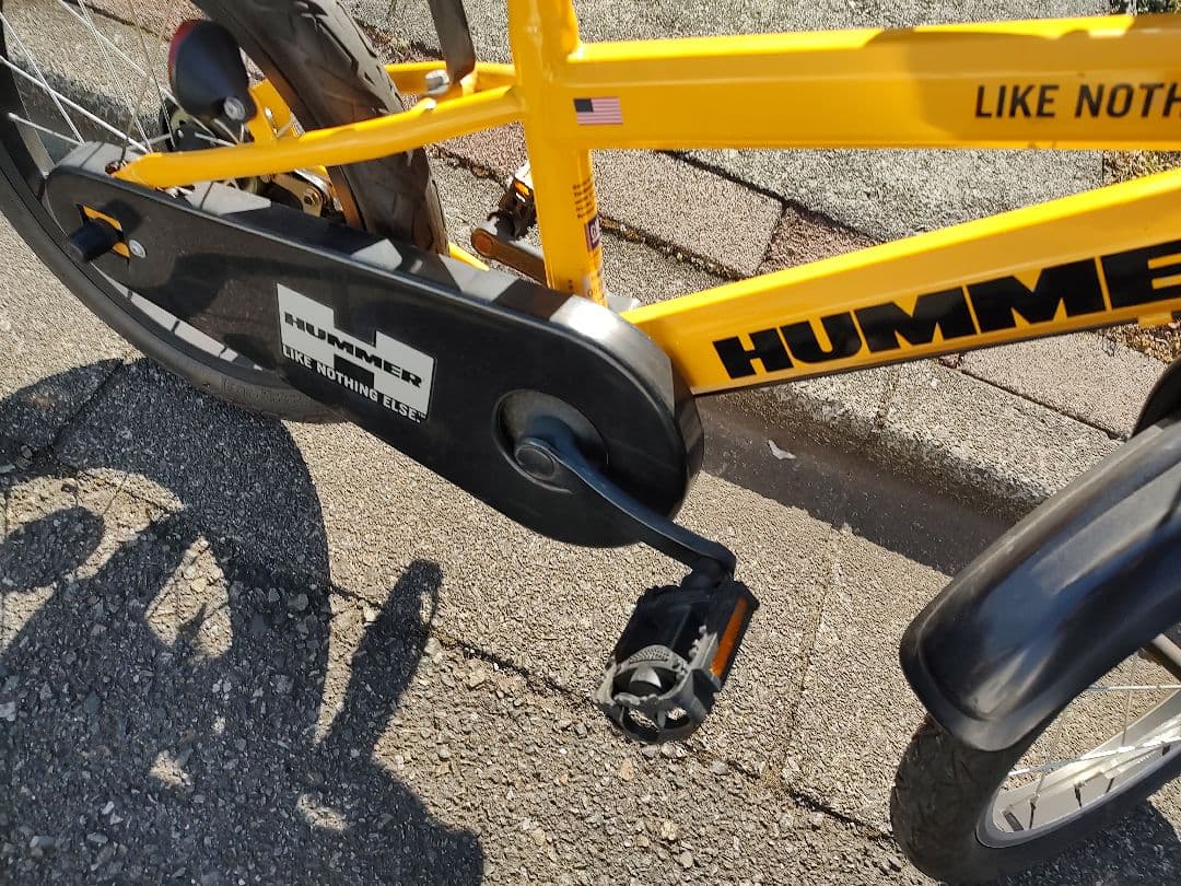 さきっちょ HUMMER子供用自転車 キッズバイク 前カゴ付20インチ前後