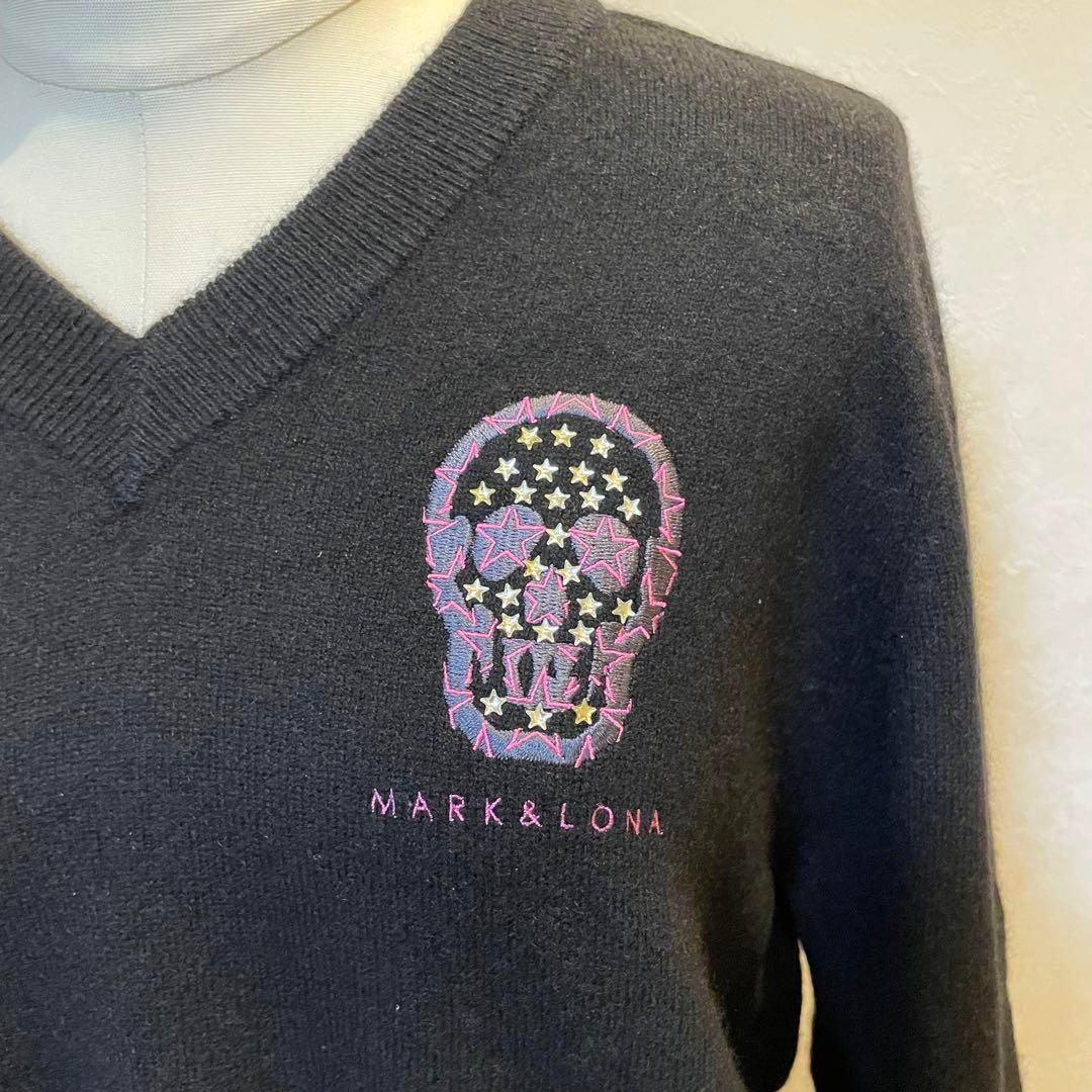 【美品】マークアンドロナ MARK&LONA ニット セーター カシミヤ L