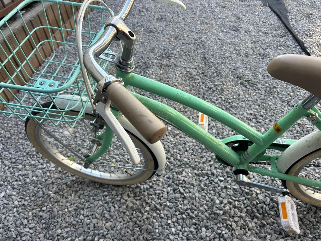子ども用　自転車　20インチ　Littlestar ミントグリーン