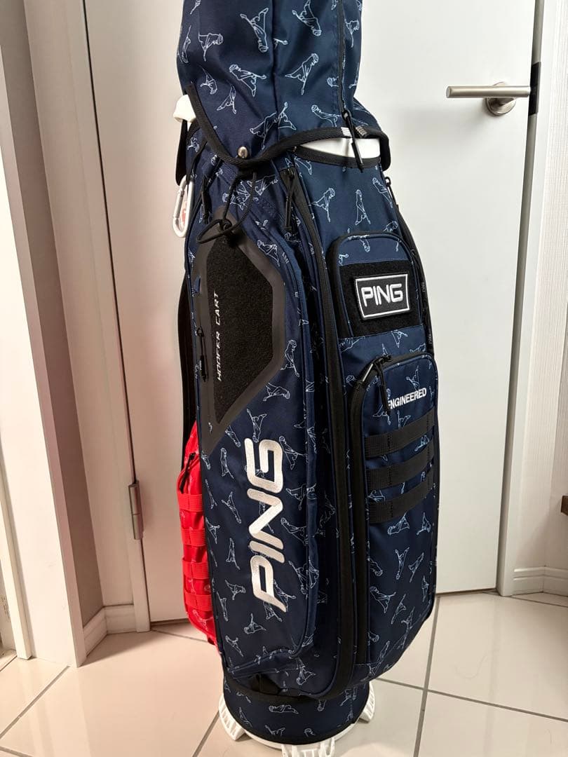 PING キャディバッグ　ヘッドカバー2点付き
