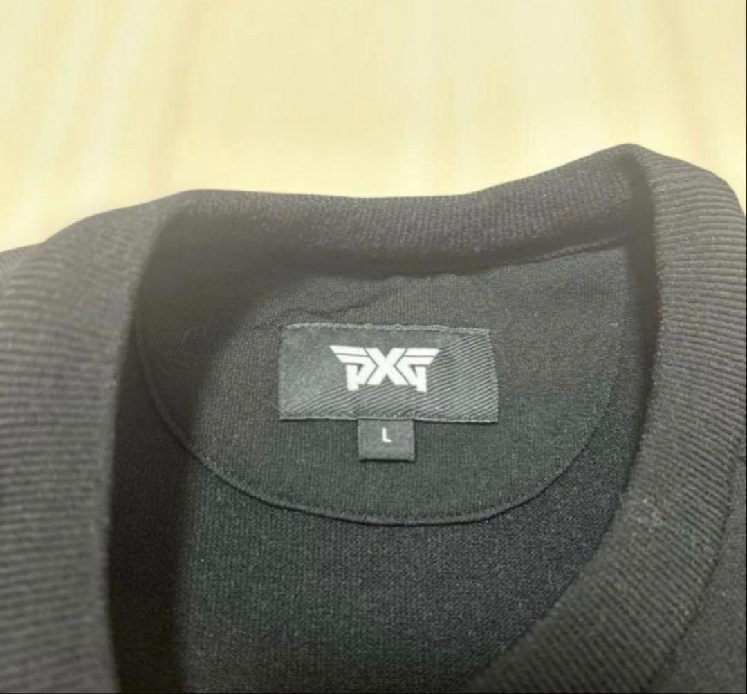 美品 PXG ゴルフウェア ワンピース レディース L ブラック スカルロゴ
