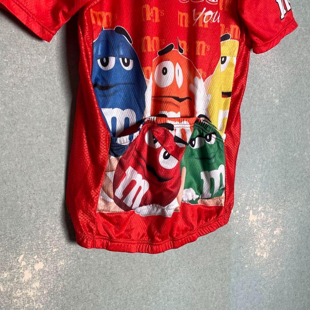 M　サイクルウェア　m&m’s　エムアンドエムズ　キャラクター　カラフル