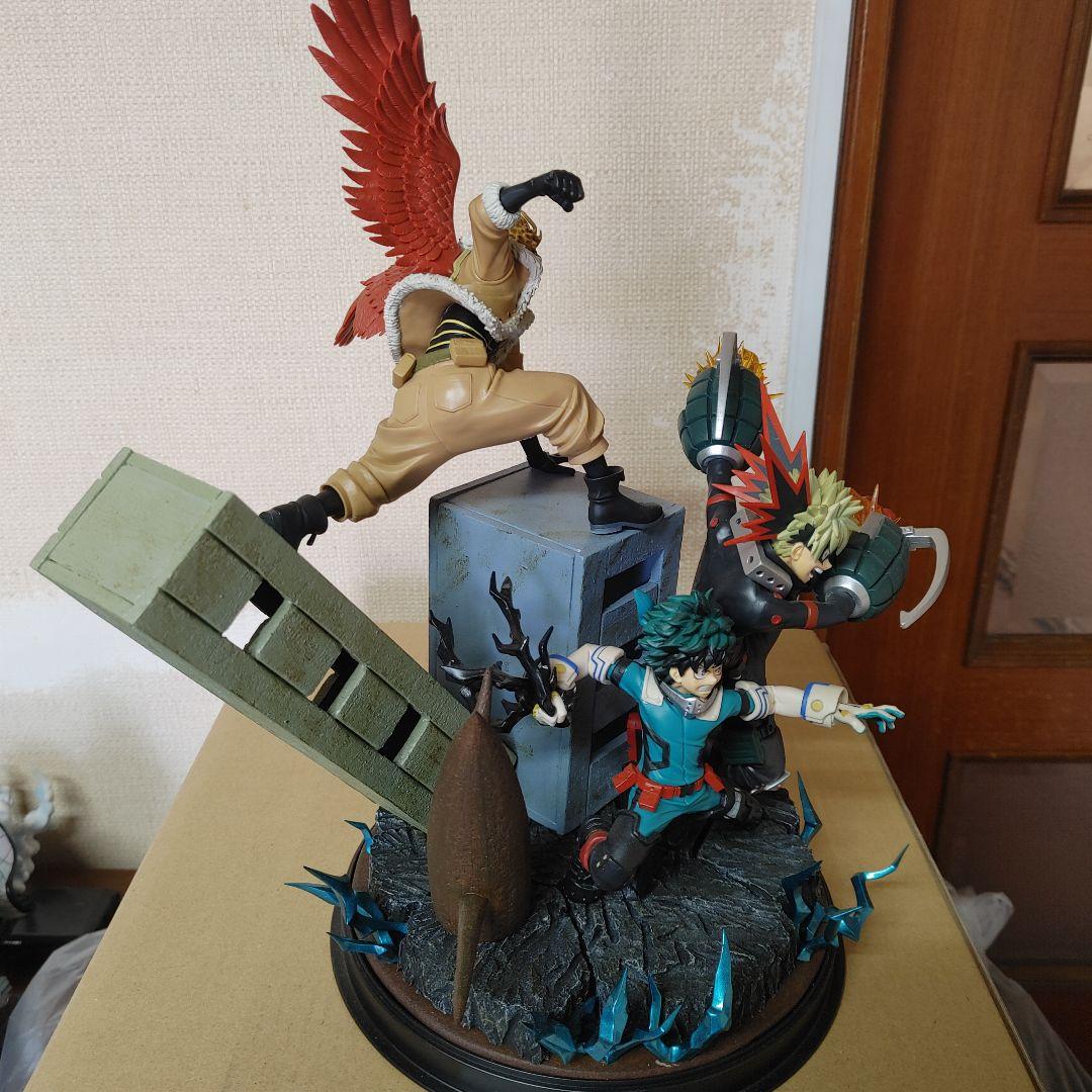 僕のヒーローアカデミア フィギュア リペイント、ジオラマ