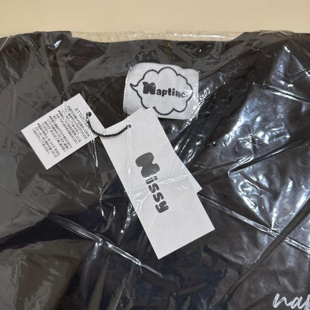 ナップタイム Naptime Nissy フォトプリントBIG Tシャツ 黒