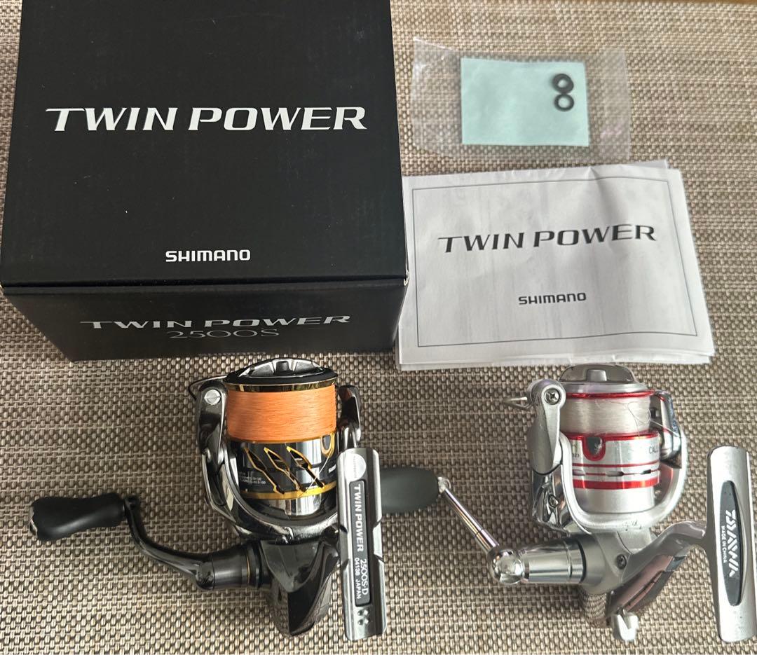 SHIMANO ツインパワー 2500S-D 04138 PE付 ＆ DAIWA