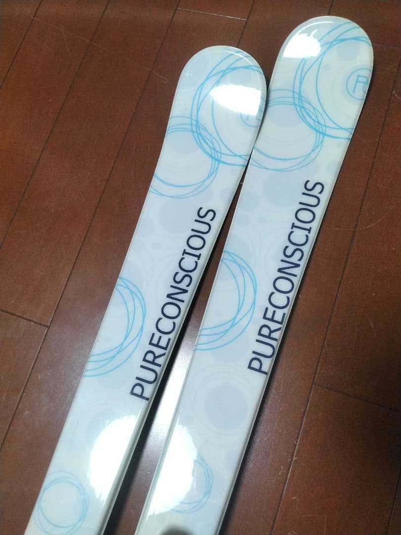 【状態良好☆】144cm　PureConsciousスキー板セット♪　送料無料！
