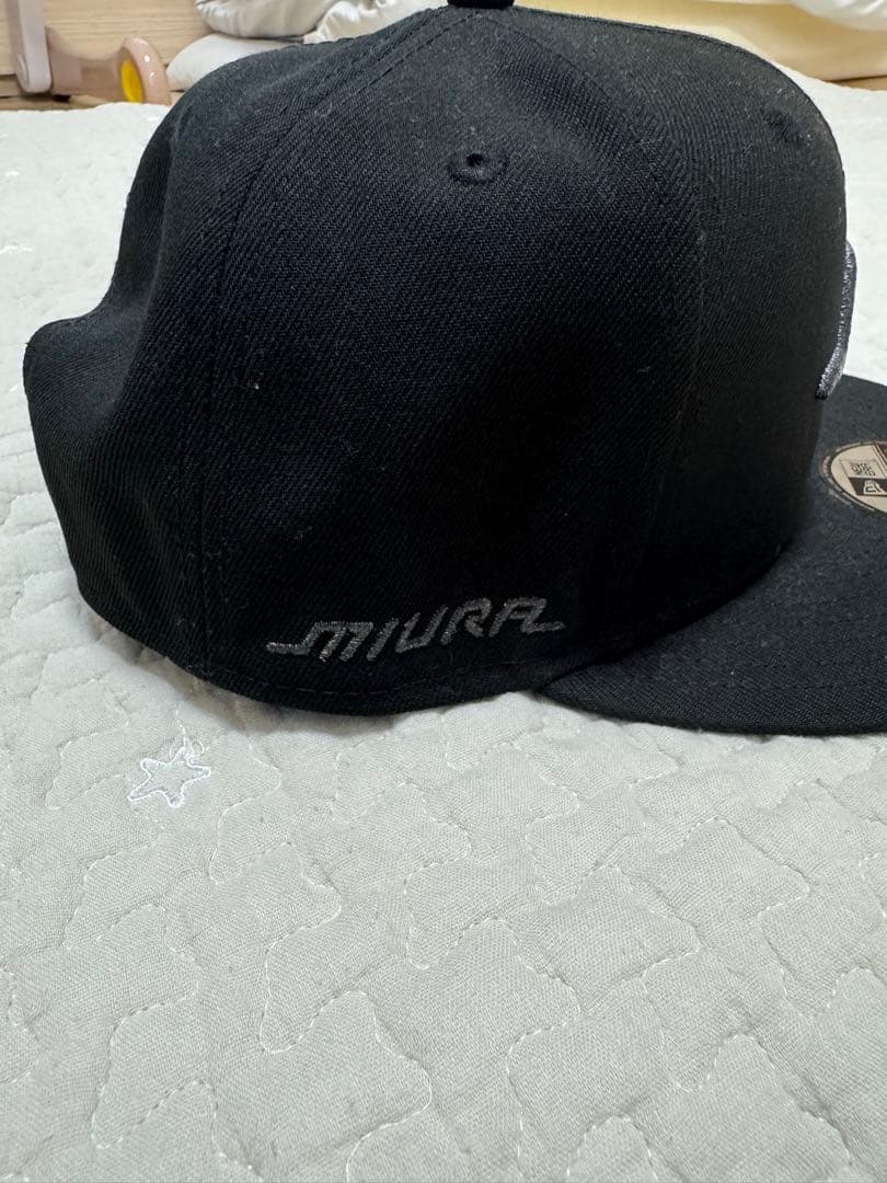三浦技研⭐︎ニューエラ⭐︎新品ブラックスナップバックキャップ 9FIFTY