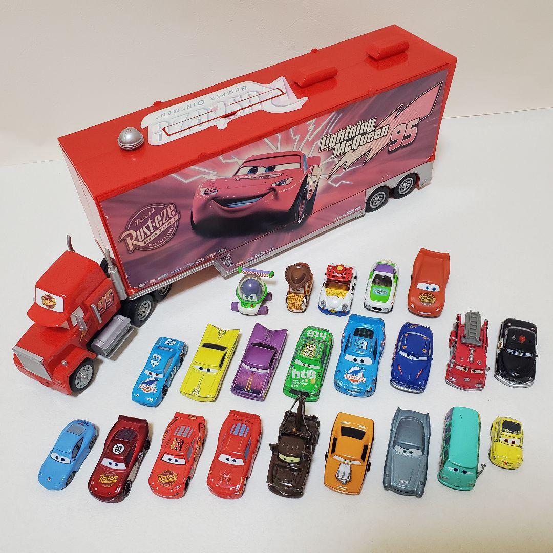 【廃盤希少】ディズニーストア カーズ マックトレーラー ミニカー トミカ セット