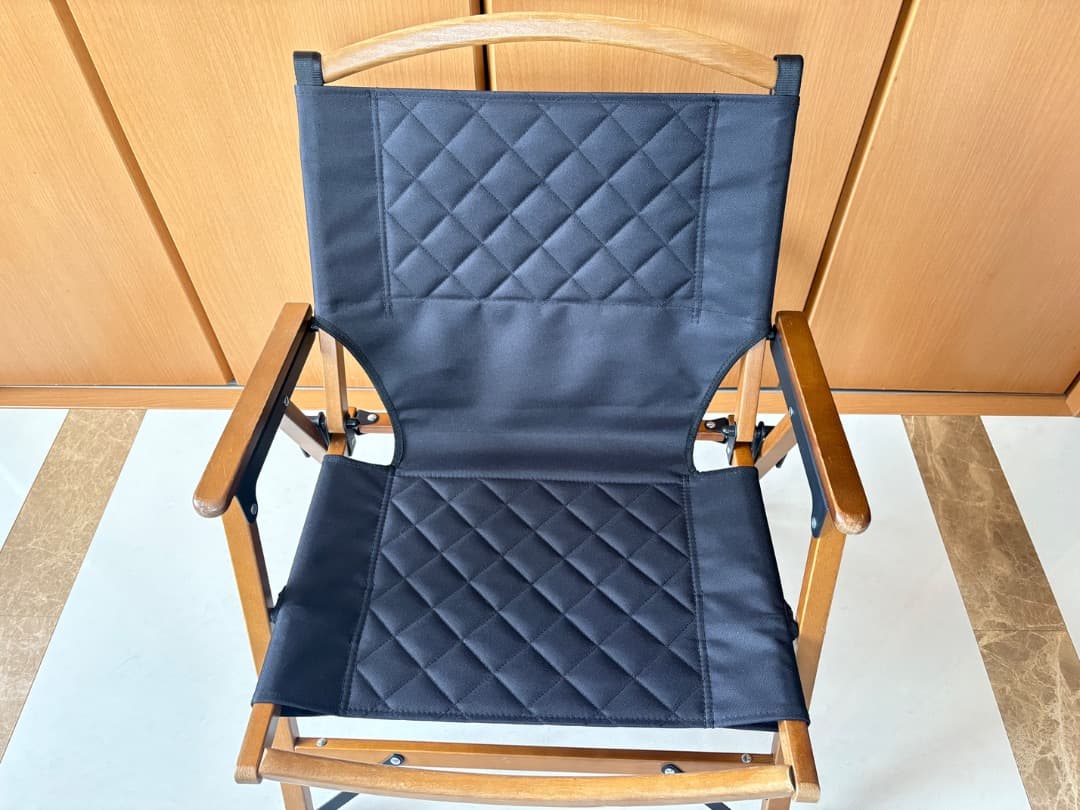 クイックキャンプ ウッドローチェア ブラック QC-WLC アウトドア折りたたみ