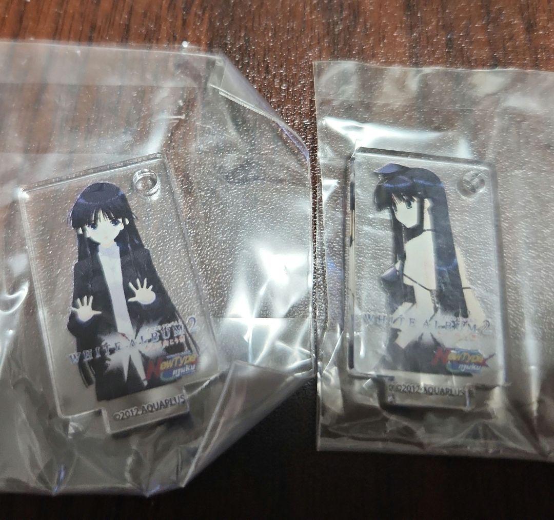WHITE ALBUM2コラボカフェNewtype冬馬かずさ　アクスタ