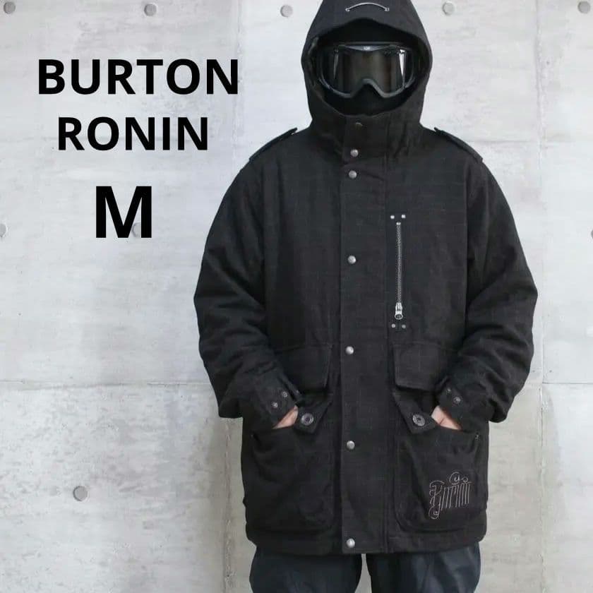 【極美品 極暖中綿入り】厚地ツイル地 高撥水【M】BURTON スノージャケット