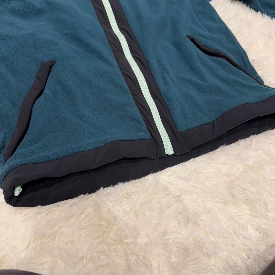 アンダーアーマー 上下ジャージ フード付 セットアップ フリース 青 2XL
