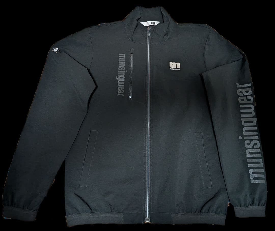 munsingwear ブラック ジャケット M マンシング