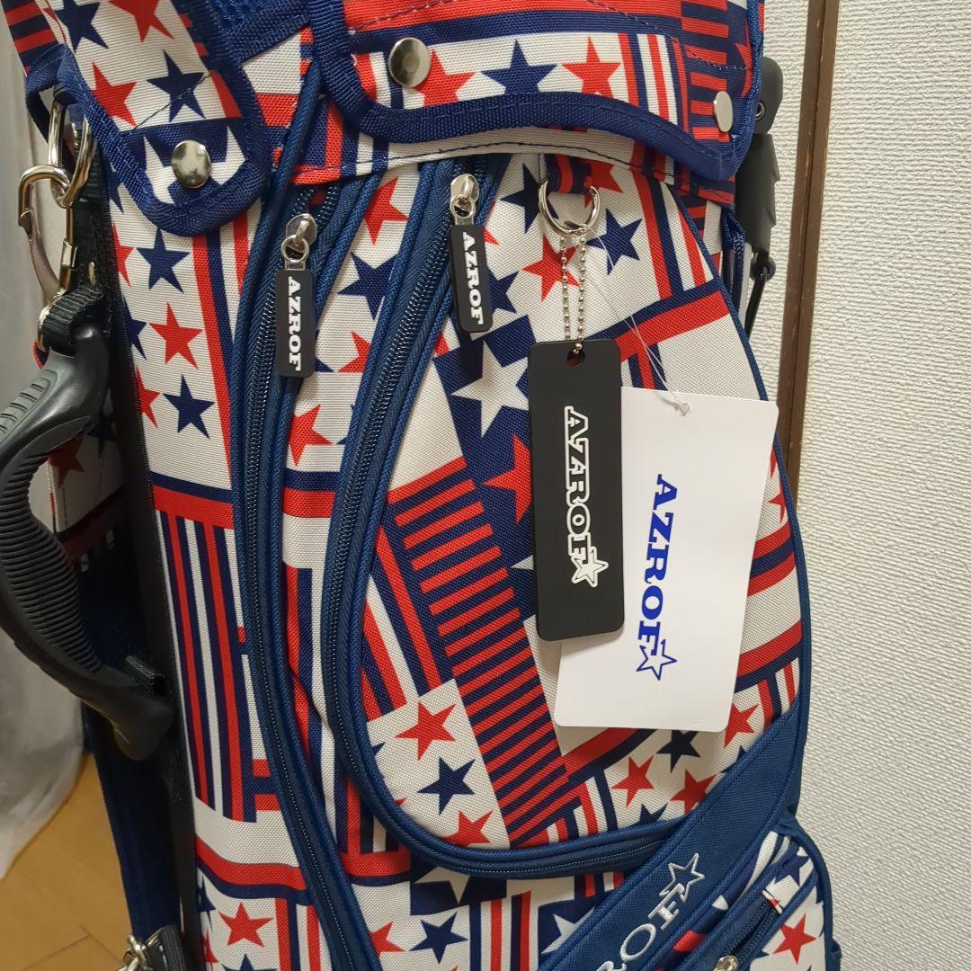 AIZON アメリカ国旗デザイン キャディバッグ