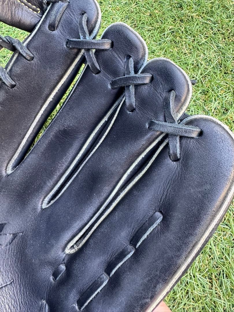 【美品】MIZUNO セレクトナイン 軟式 大人 外野手用 14 右投げグラブ