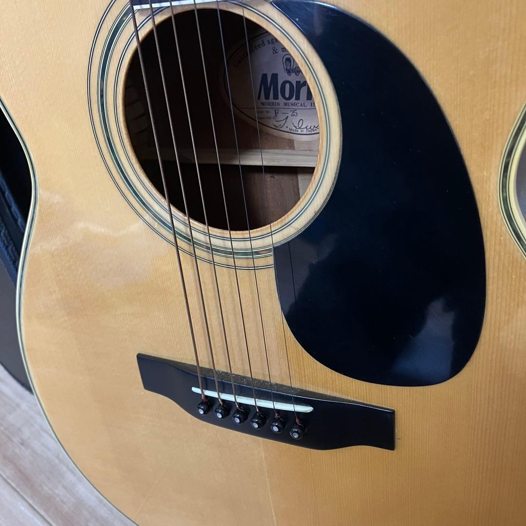 Morris F-25 アコースティックギター ハードケース付き
