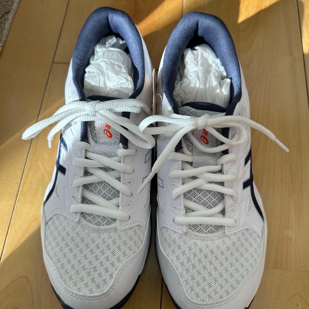 ASICS バレーボールシューズ ホワイト/ネイビー