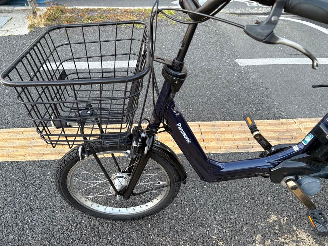 中古20㌅Panasonic電動アシスト自転車　13.2Ah3点灯　大阪　039