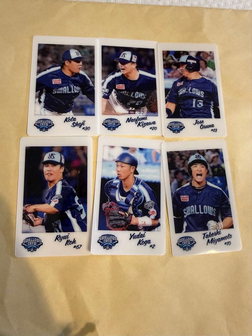 東京ヤクルトスワローズ 選手カード（バラ売り可能）
