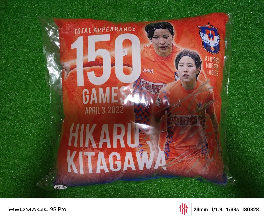 サッカー 北川ひかる クッション アルビレックス新潟