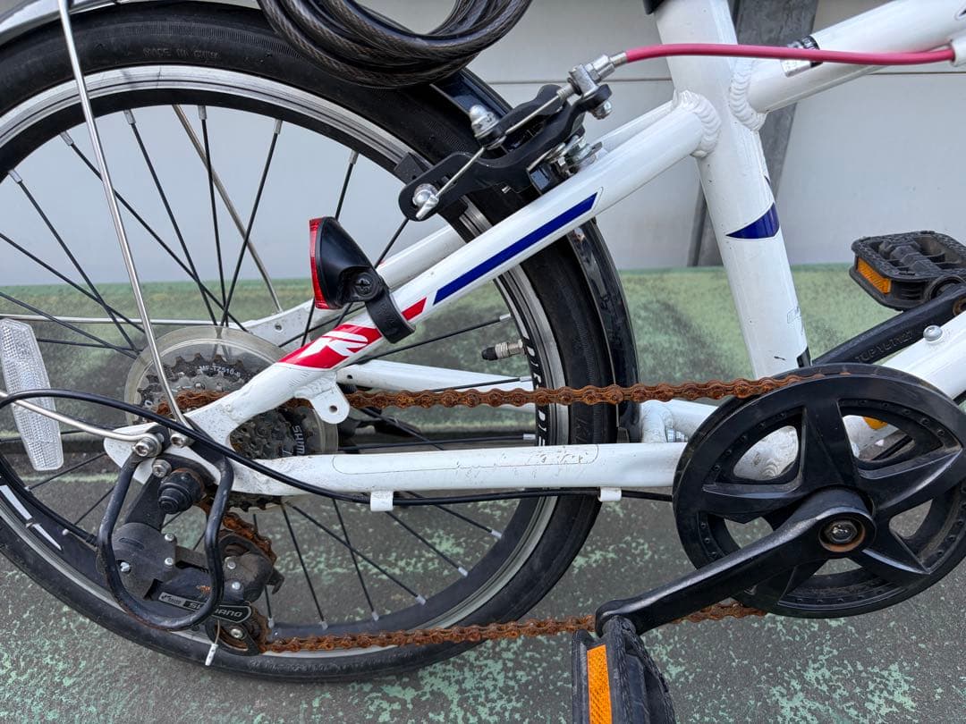 Dride 子供用自転車 22インチ ホワイト/ブルー 引取りのみ(世田谷)