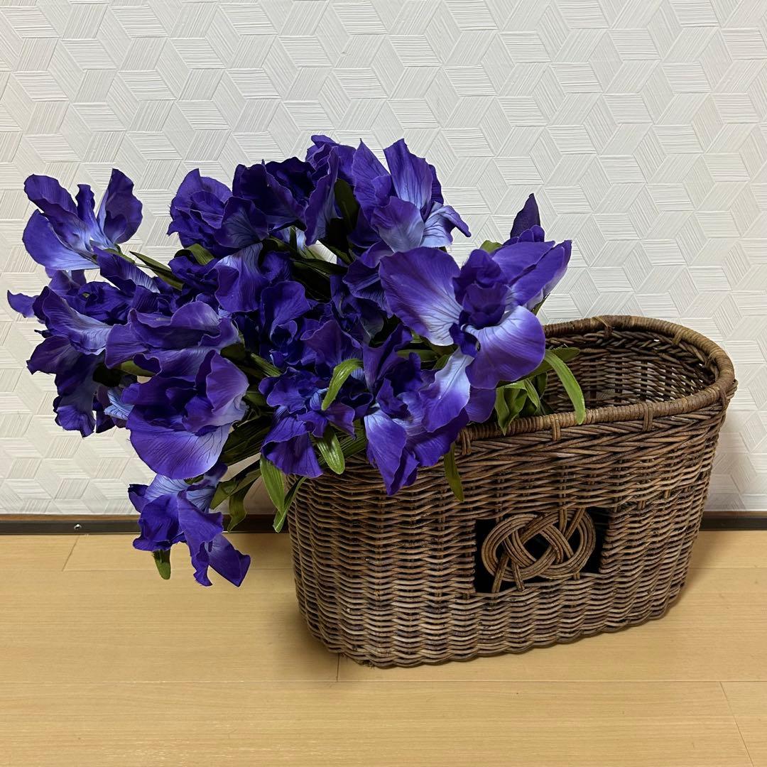 和*言様 【おまとめ大処分❣️】日本舞踊 舞台用小道具 あやめの造花 35本