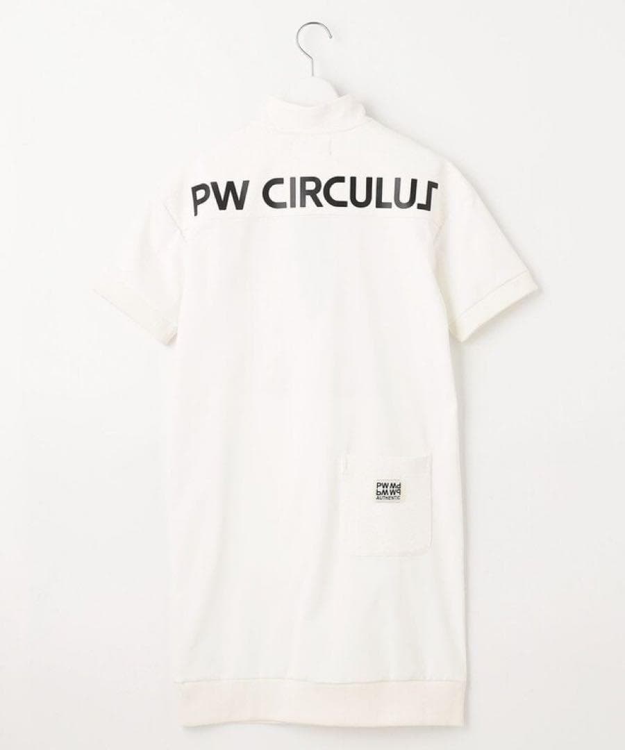 新品23区ゴルフPWCIRCULUS Mサイズ DIMPLE スポーティワンピ