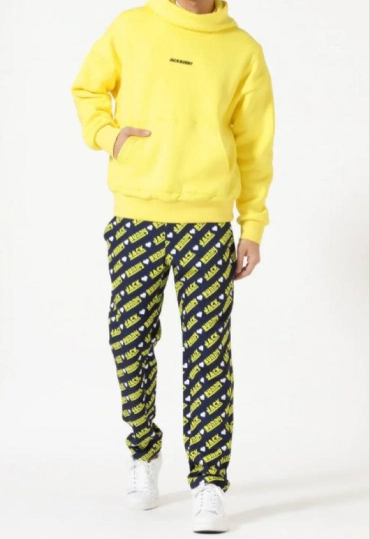 新品 ジャックバニー 2WAYストレッチツイルボンディングパンツ(6)LL/紺
