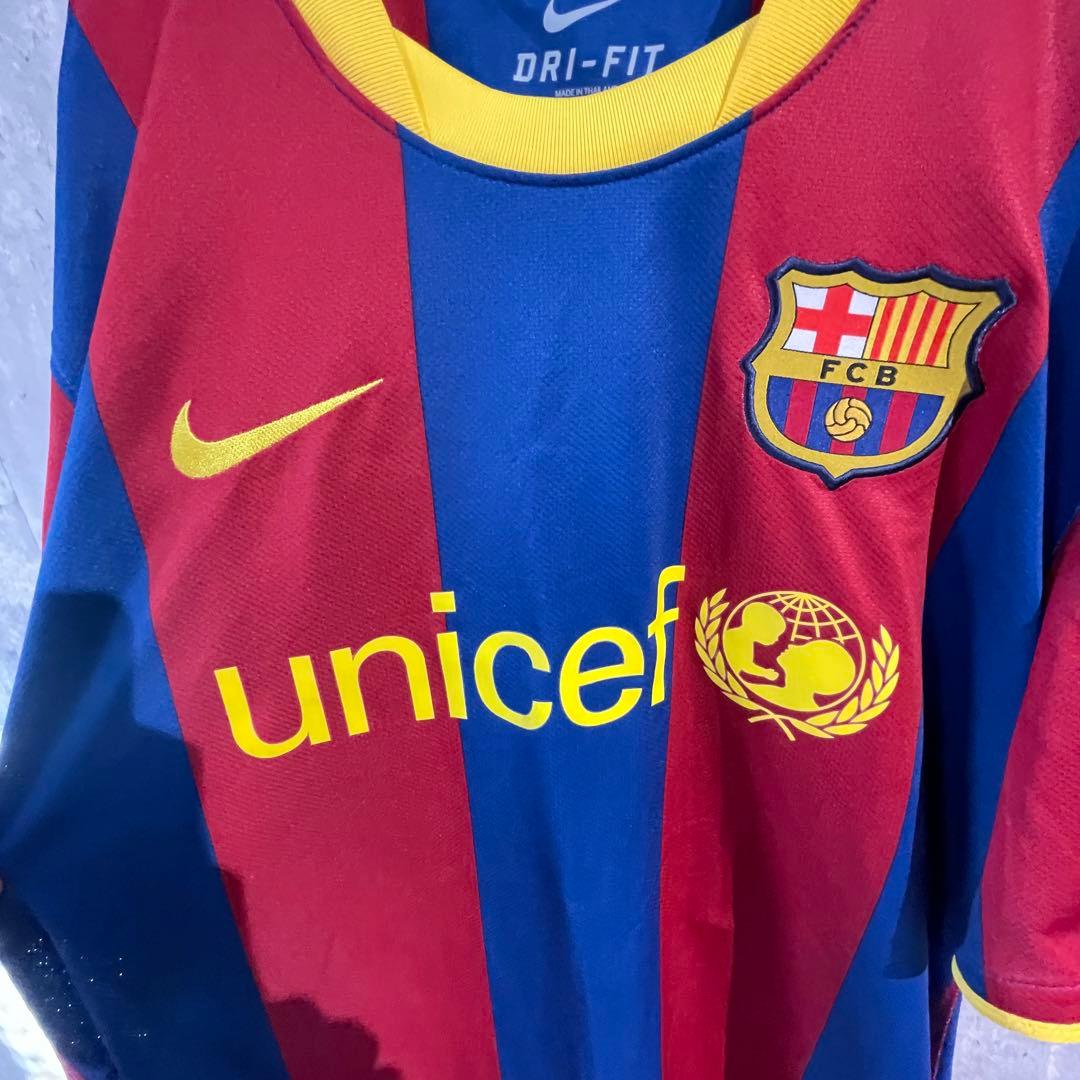 NIKE ナイキ　10/11 バルセロナ　メッシ　ホーム　ユニフォーム　Lサイズ