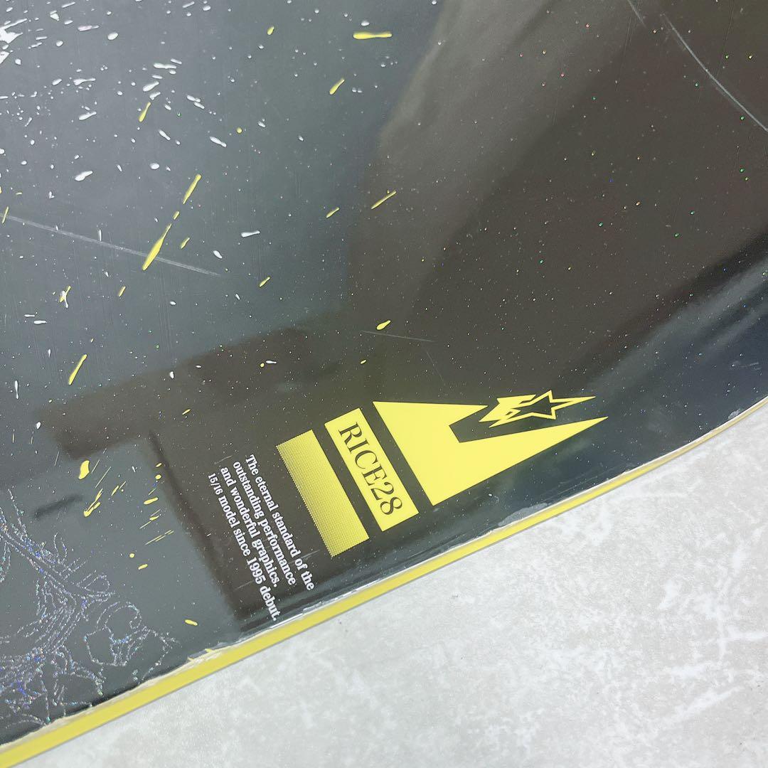 RICE28 RT7 150cm FLUX DSメンズスノーボードセット 19