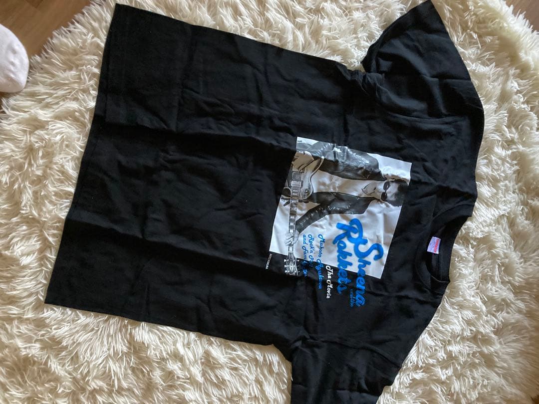 未使用 シーナアンドロケッツ黒色 Tシャツ XLサイズ ロゴ入りキャップ付き