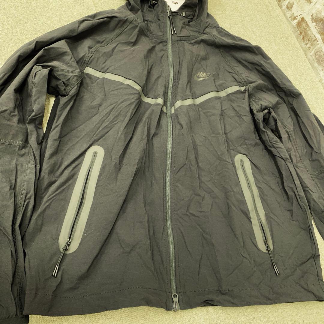 i237♪ 新品　NIKE テックウーブンジャケットセットアップ　ブラック　L