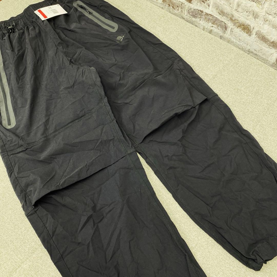 i237♪ 新品　NIKE テックウーブンジャケットセットアップ　ブラック　L