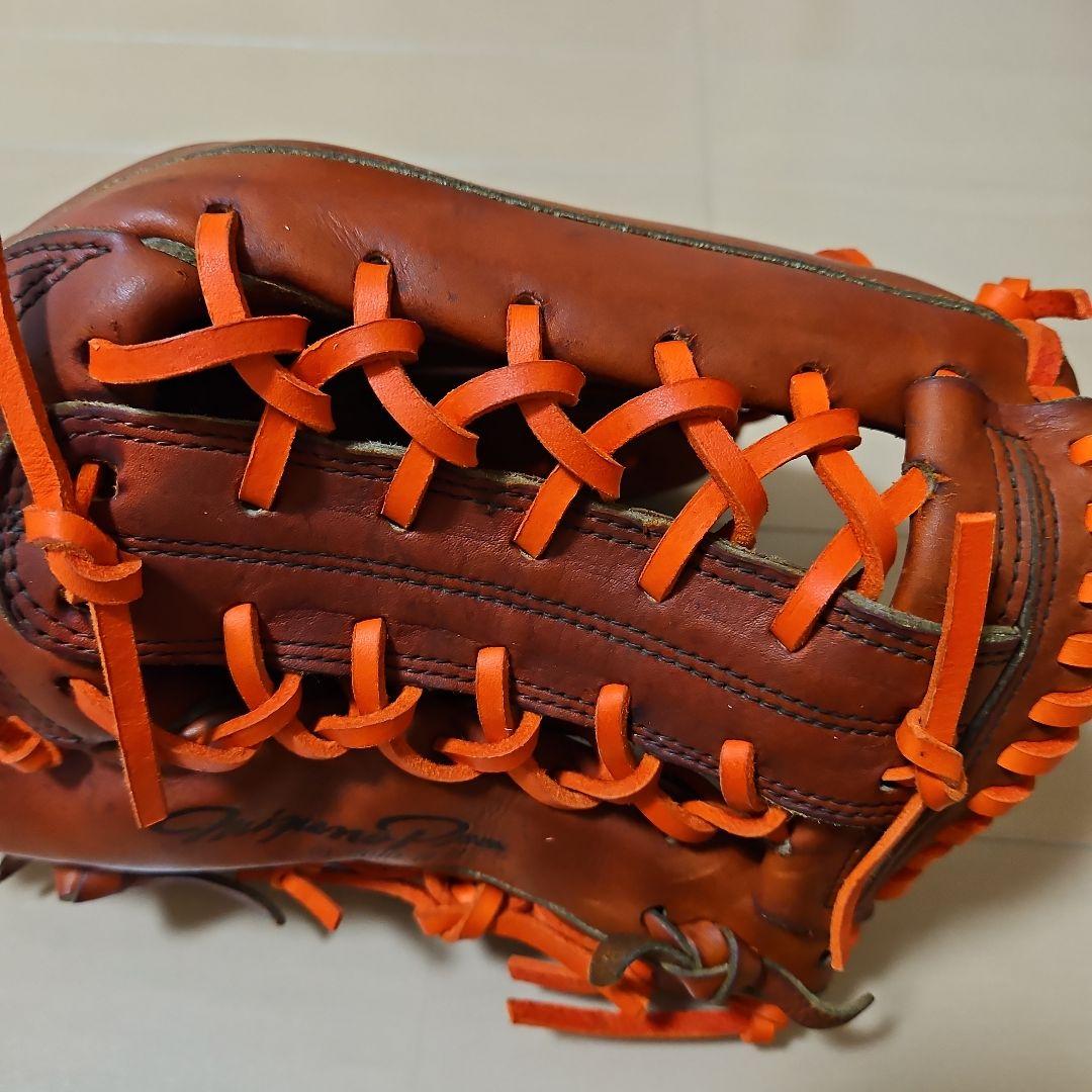 希少！信義作刻印入りビッグMミズノプロオーダー外野手用
