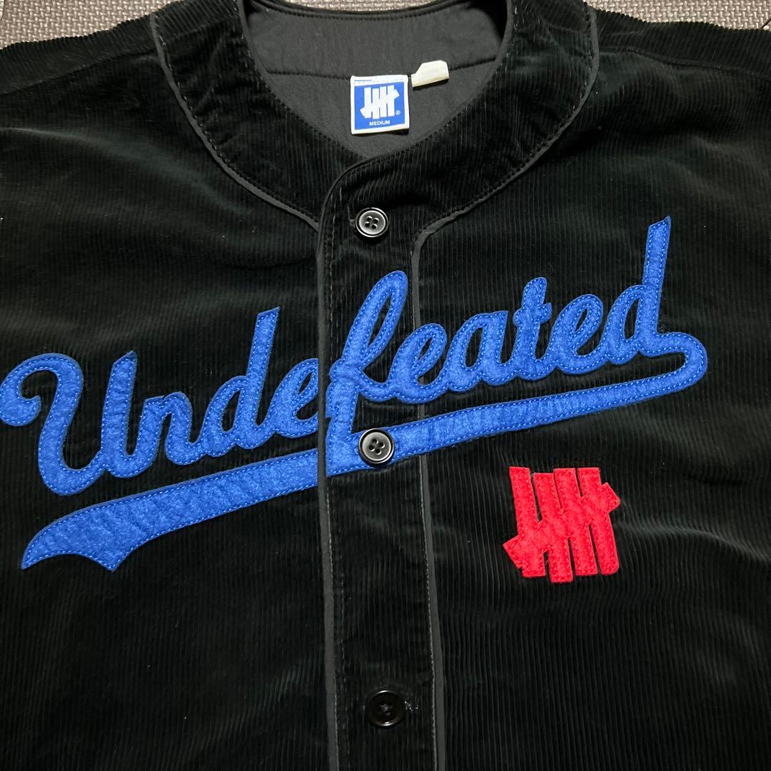 Undefeated コーデュロイベースボールジャケット M ブラック
