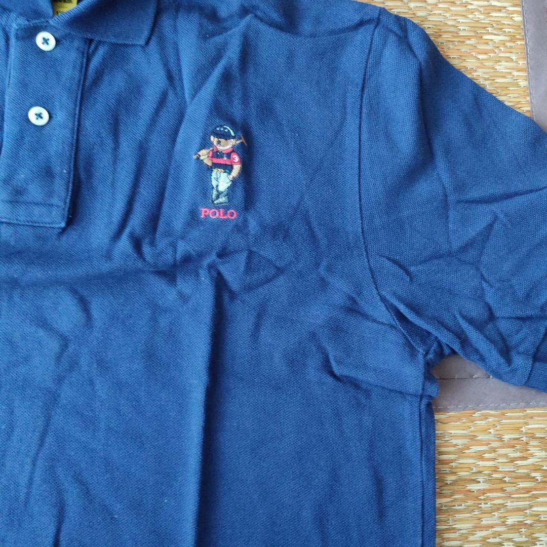 POLOラルフローレン　ポロベア　ゴルフ柄ポロシャツ