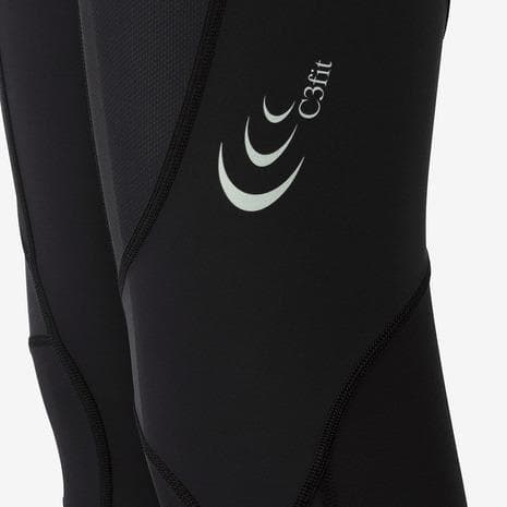 C3fit インパクトエアーロングタイツ レディースM　ブラック