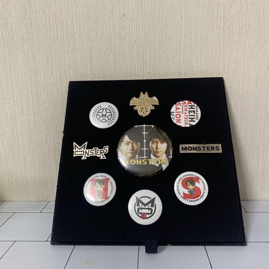 【希少・非売品】ドラマ MONSTERSピンバッジセット香取慎吾　山下智久