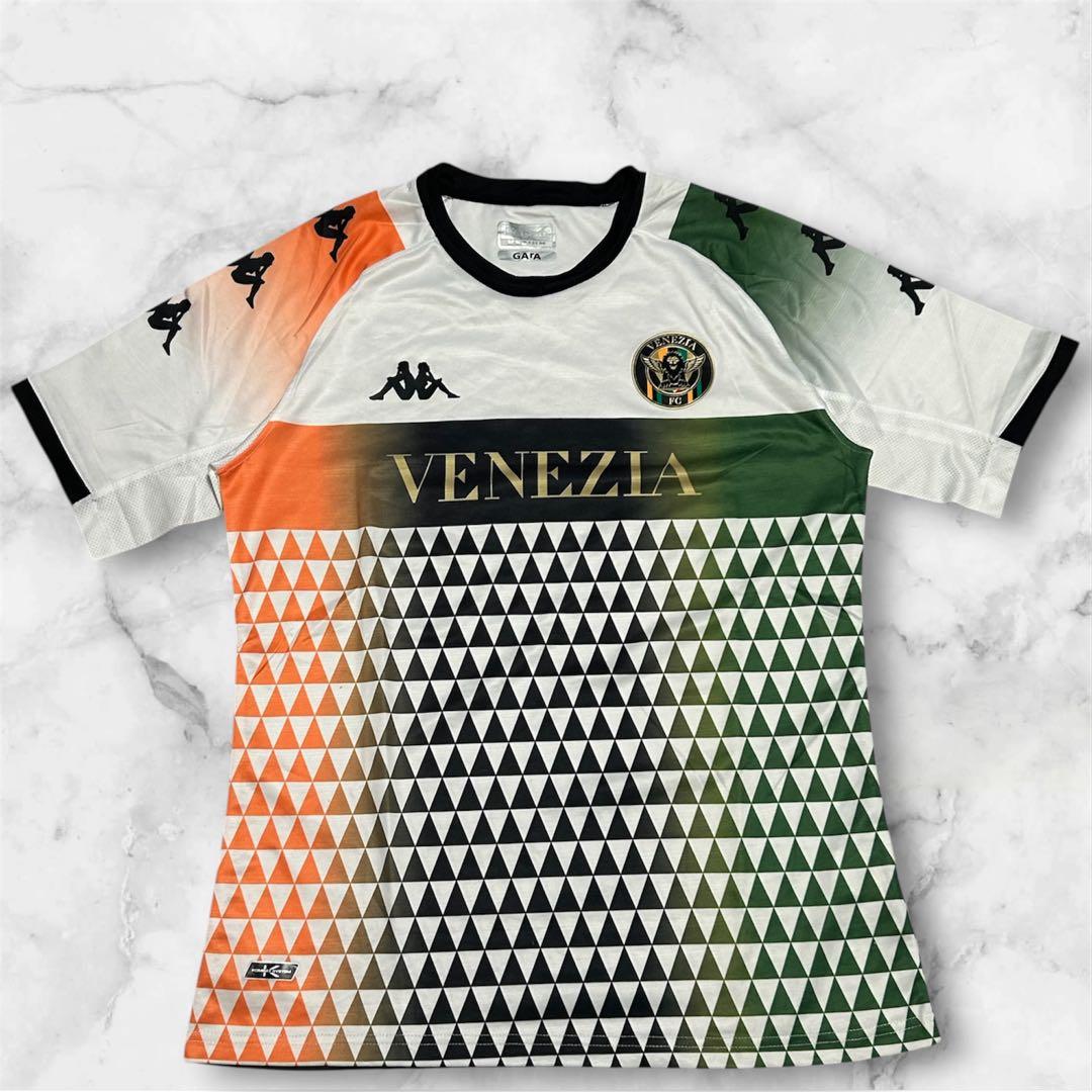 ヴェネツィアFC クリーム アウェイ サッカー ジャージ 2022 - カッパ