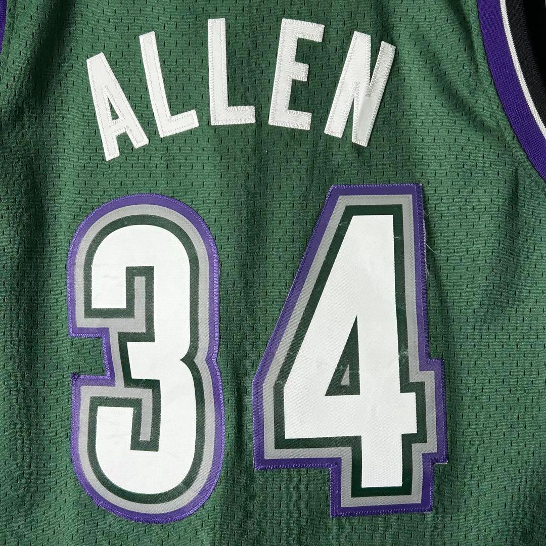 希少 公式 adidas NBA BUCKS レイアレン ユニフォーム 34番