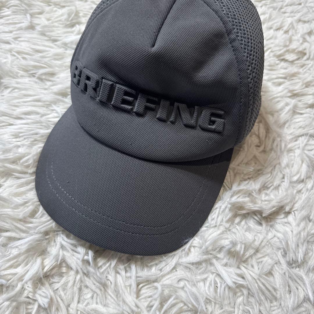 BRIEFING メッシュキャップ グレー　ゴルフウェア