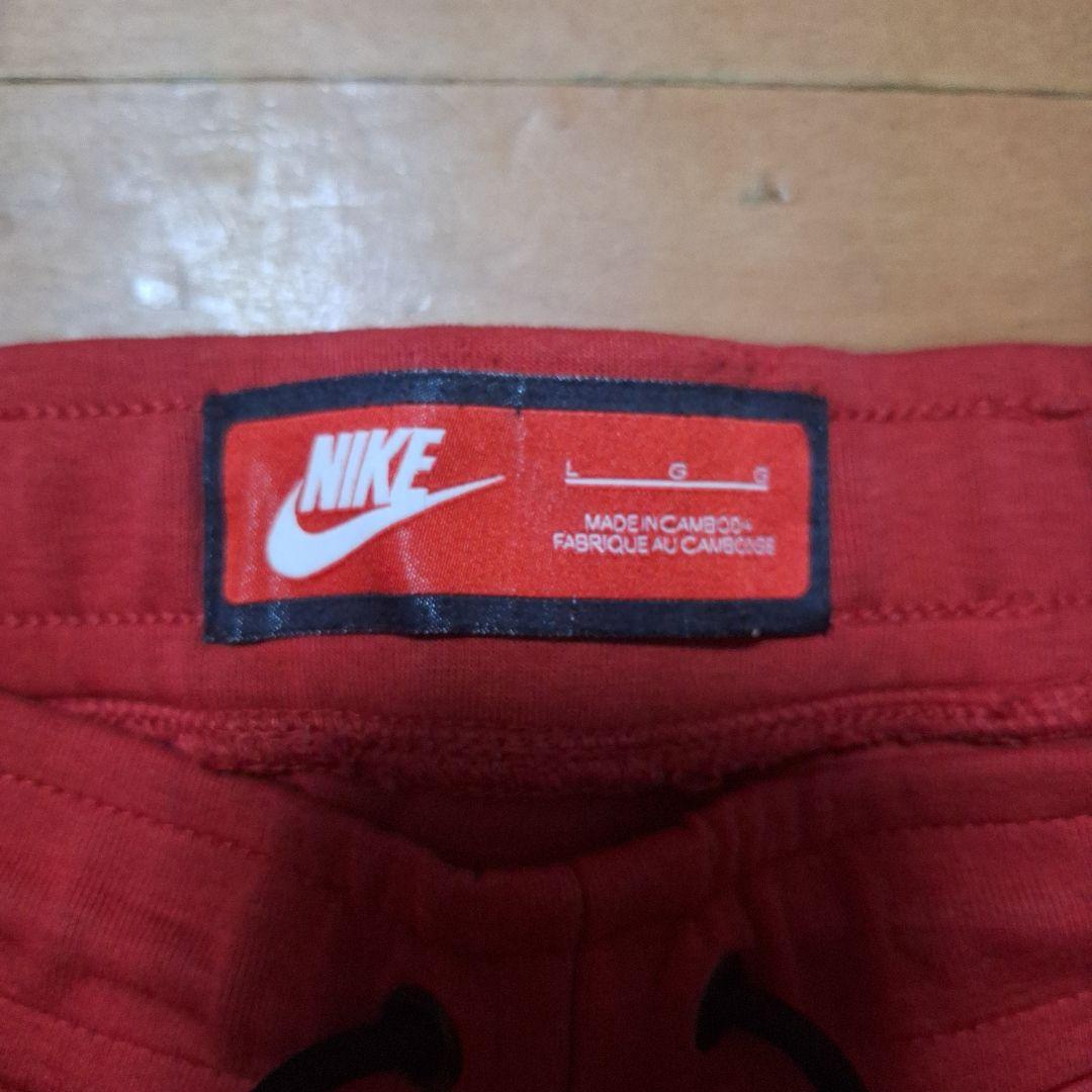 Nike テックフリース赤海外限定　　　　　　セットアップ、下L、上M