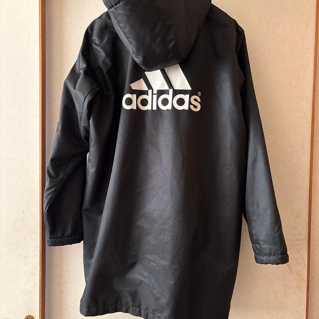 adidas CLIMAPROOF ベンチコート ブラック ハーフコート　美品