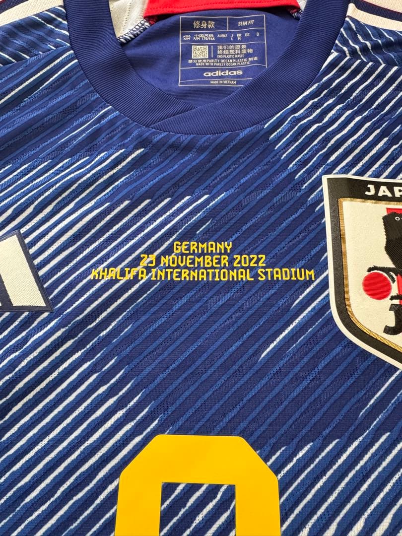 2022 サッカー ワールドカップ 日本代表 三笘 オーセンティック