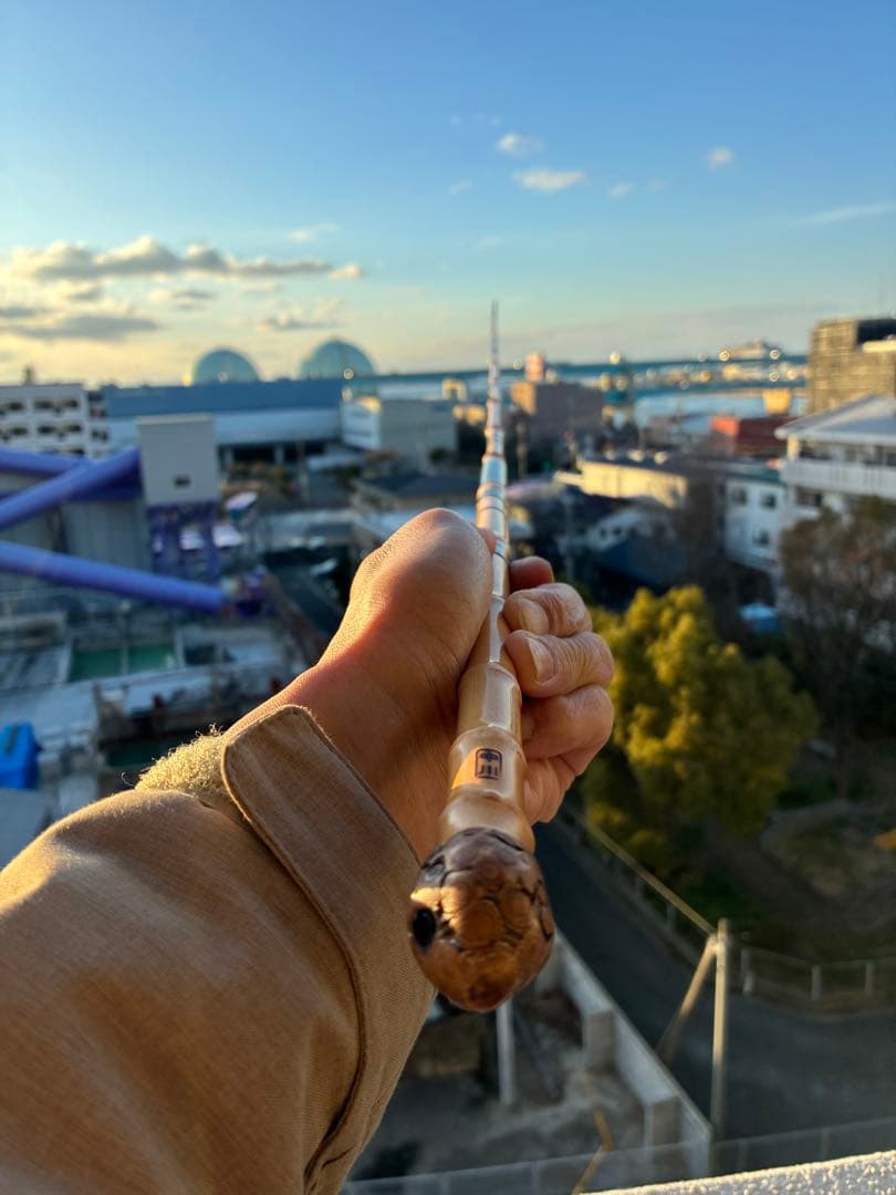 自作ヘチ和竿