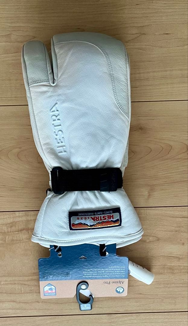 Hestra Leather Alpine Pro 3-finger サイズ8