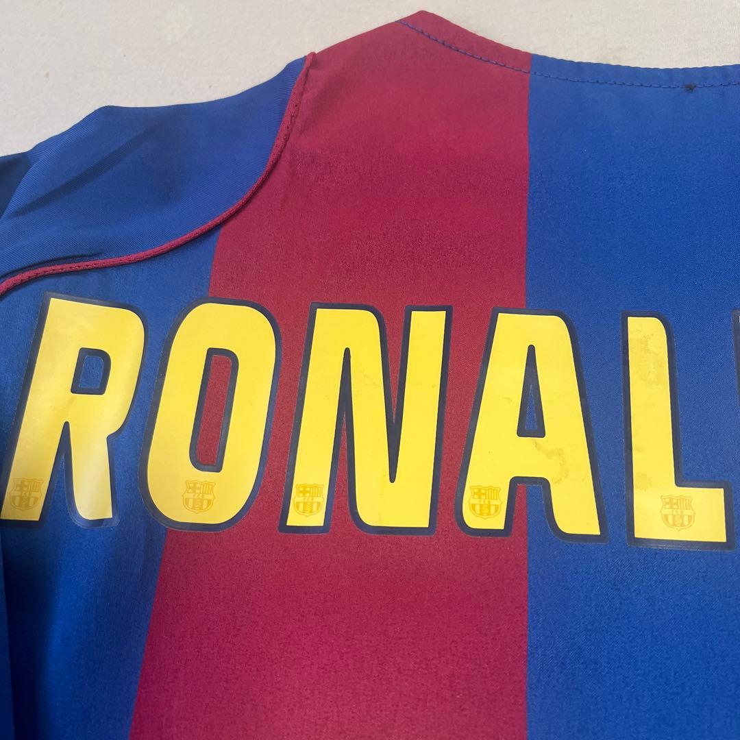 FCバルセロナ 04-05 ホームユニフォーム ロナウジーニョ #10 正規品